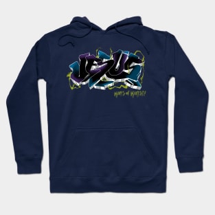 Jesus King of Kings Graff Tee Hoodie